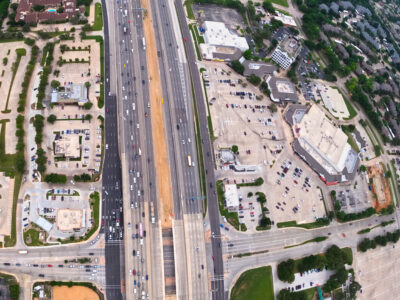  SH 121/183 at Central Dr. looking east