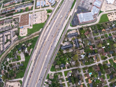 I-820 between Holiday Ln. and Texas Blvd. 26 looking east