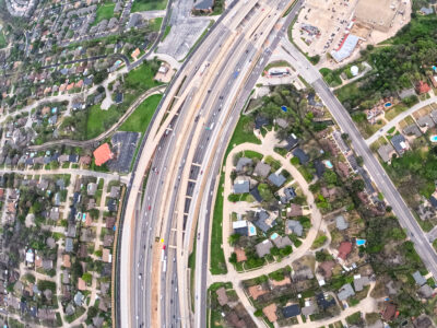 SH 121/183 between Brown Trail and Bedford Rd. looking east 