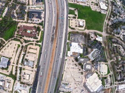 SH 121/183 Central Dr. and Westpark Way looking east 