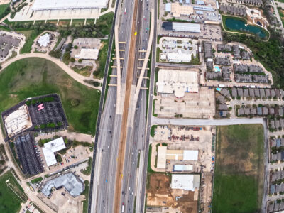 SH 183 between Westpark Way and Industrial Blvd. (FM 157) looking east 