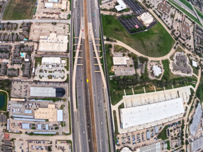SH 183 between Westpark Way and Industrial Blvd. (FM 157) looking west