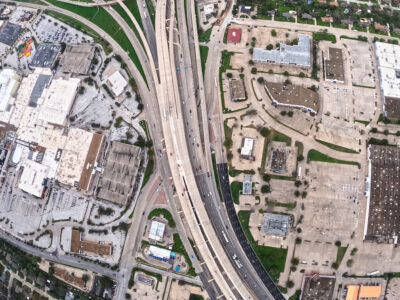 SH 121/183 at Bedford Euless Rd. looking west