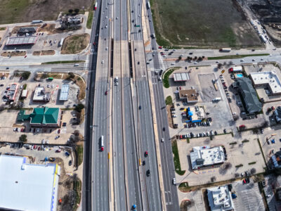 I-820 at Beach St. looking east 