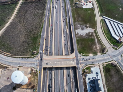 I-820 at Haltom Rd. looking east 