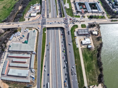 I-820 at Denton Hwy. 377 looking east 