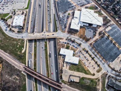I-820 at Iron Horse Blvd. looking east 
