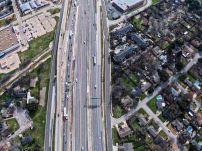 I-820 at approaching Texas Blvd. 26 looking east 