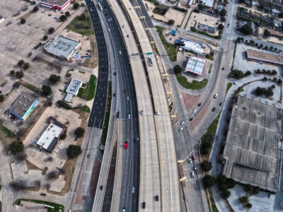 SH 121/183 at Bedford Euless Rd. looking east 