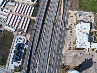 I-820 approaching Beach St. looking west.