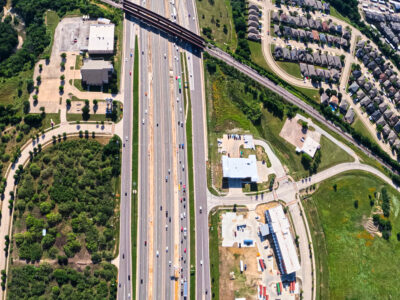  I-820 between Haltom Rd. and Denton Hwy. 377 looking east