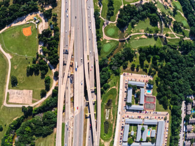 I-820 between Denton Hwy. 377 and Iron Horse Blvd. looking east 