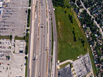  I-820 between Iron Horse Blvd. and Rufe Snow Dr. looking east