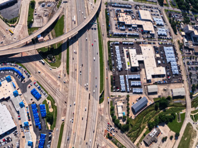 I-820 at Texas Blvd. 26 looking east