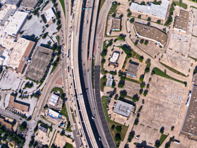 SH 121/183 at Bedford Euless Rd. looking west
