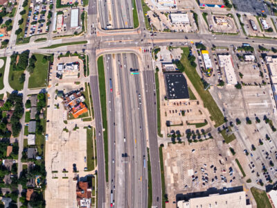 I-820 at Rufe Snow Dr. looking west