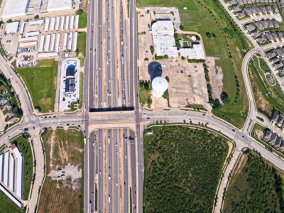 I-820 at Haltom Rd. looking west