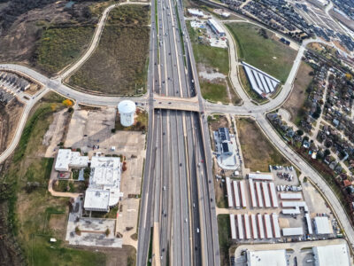 I-820 at Haltom Rd. looking east