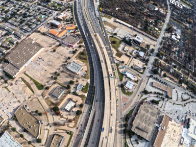 SH 121/183 at Bedford Euless Rd. looking east