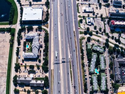 I-820 between Riverside Dr. and Beach St. looking east