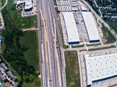 I-820 between Beach St. and Haltom Rd. looking east