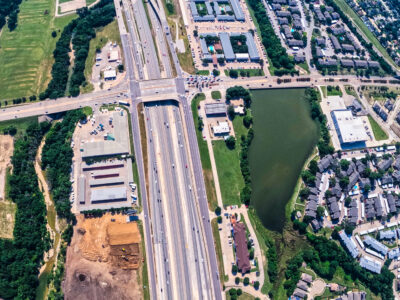 I-820 at Denton Hwy. 377 looking east