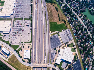 I-820 at Iron Horse Blvd. looking east