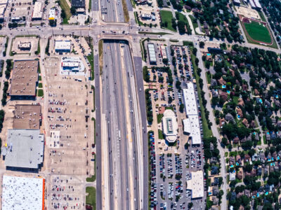 I-820 at Rufe Snow Dr. looking east
