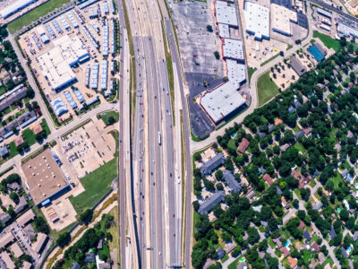 I-820 between Holiday Ln. and Texas Blvd. 26 looking east