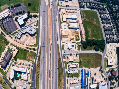 SH 183 between Westpark Way and Industrial Blvd. (FM 157) looking east