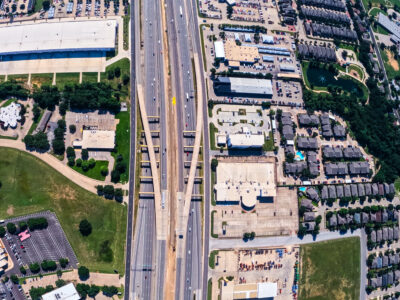 SH 183 between Westpark Way and Industrial Blvd. (FM 157) looking east