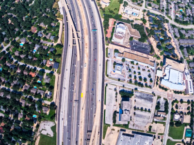 SH 121/183 between Precinct Line Rd. and Bedford Euless Rd. looking west