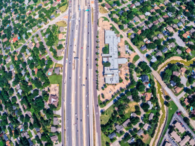 I-820 between Texas Blvd. 26 and Holiday Ln. looking west