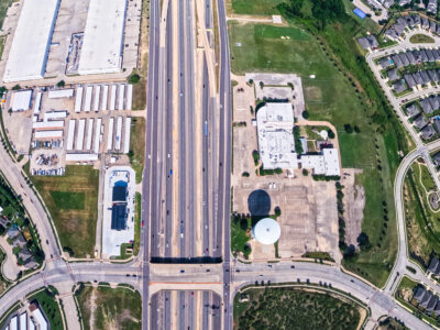 I-820 at Haltom Rd. looking west