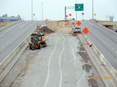 SH 183 between Westpark Way and Industrial Blvd. (FM 157) looking east