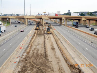 SH 121/183 near the SH 121/183 split looking east