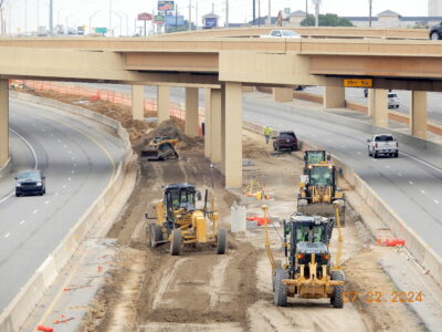 SH 121/183 near the SH 121/183 split looking east