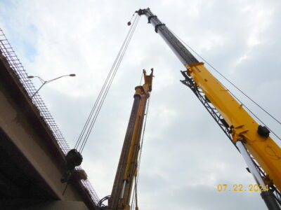 SH 121/183 works at Central Dr. 