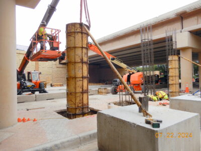SH 121/183 works at Norwood Dr. 