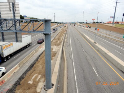 I-820 at Rufe Snow Dr. looking west