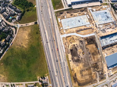  I-820 between Beach St. and Haltom Rd. looking east