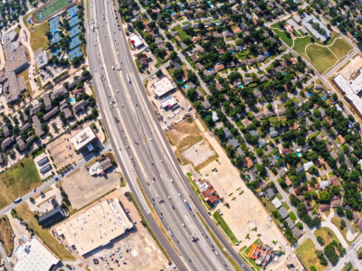  I-820 between Rufe Snow Dr. and Holiday Ln. looking east
