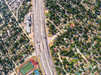  I-820 at Holiday Ln. looking east