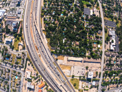 SH 121/183 between Bedford Euless Rd. and Precinct Line Rd. looking east