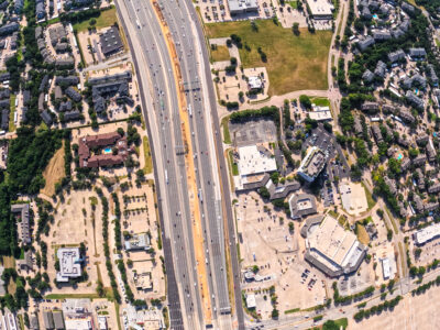 SH 121/183 between Central Dr. and the SH 121/183 split
