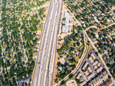 I-820 between Texas Blvd. 26 and Holiday Ln. looking west
