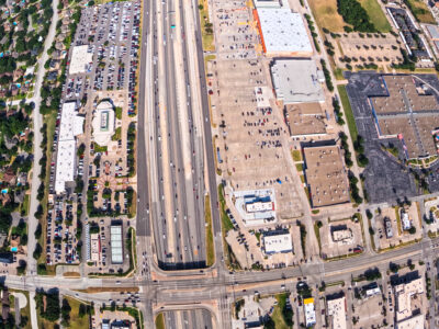 I-820 at Rufe Snow Dr. looking west
