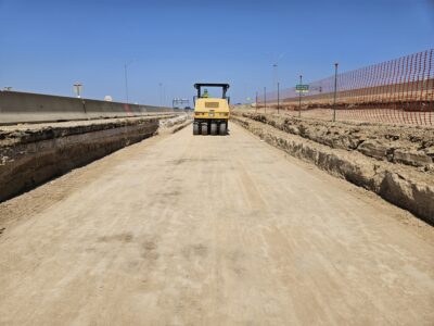  work on SH 121/183 at Bedford Rd. 