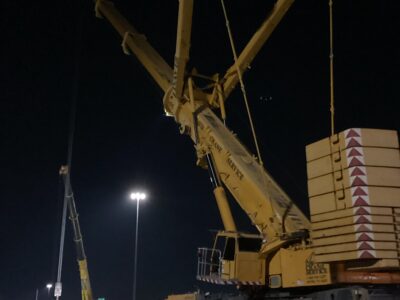 beams at Beach St. and I-820