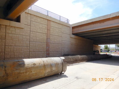 work on Central Dr. at SH 121/183